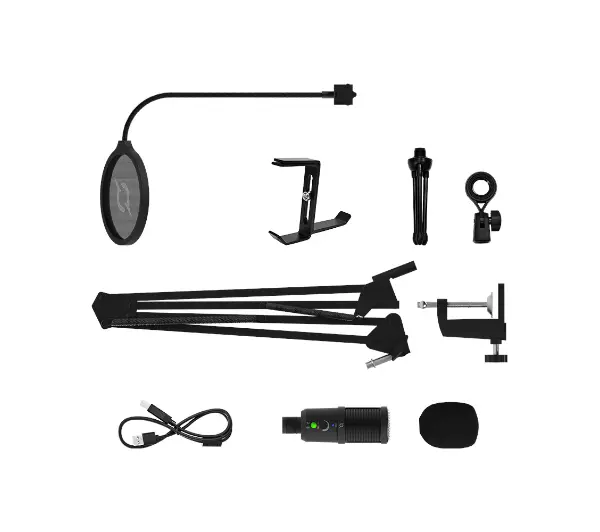 Aqirys Voyager Przewodowy Czarny