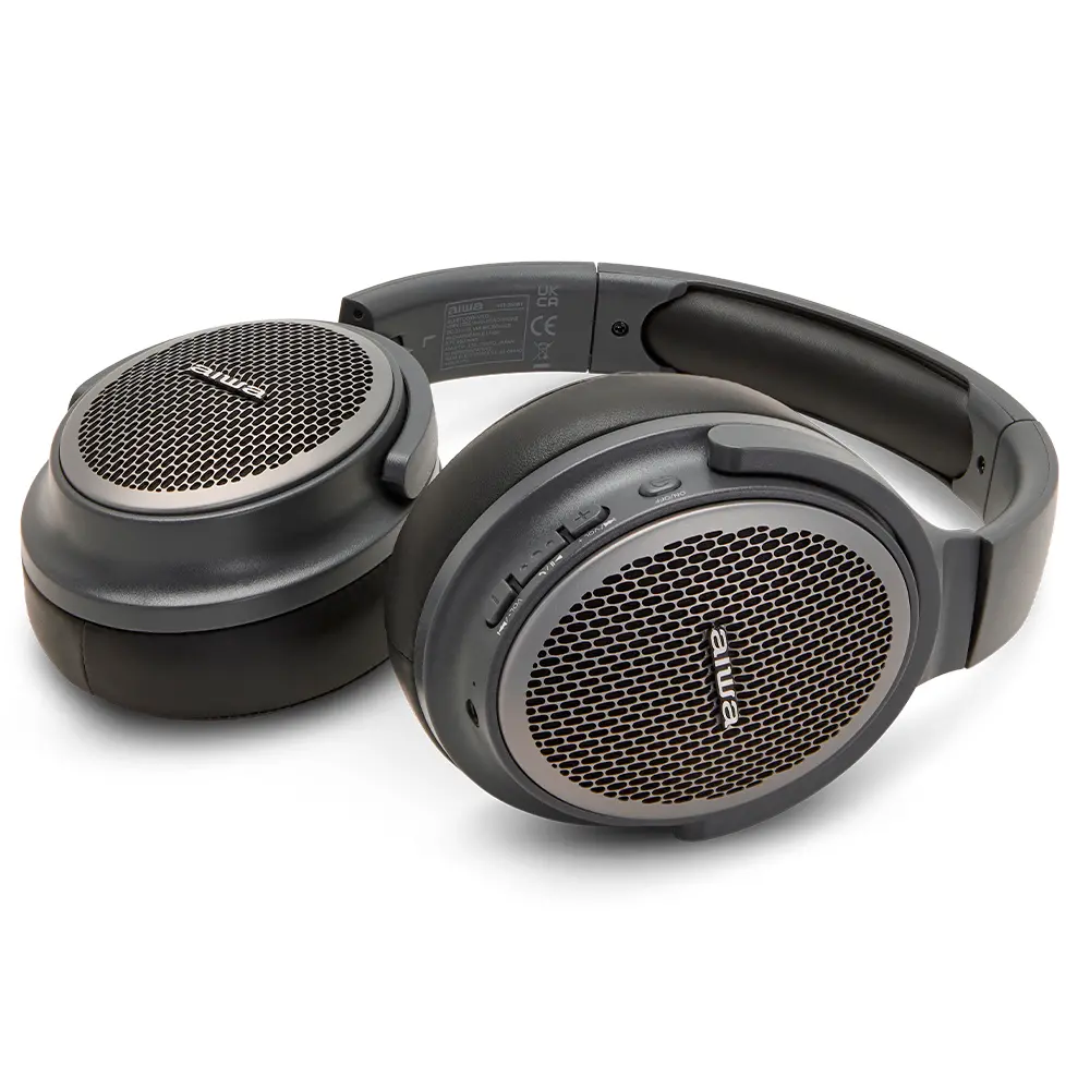Słuchawki bezprzewodowe Aiwa HST-250BT/TN  Nauszne Bluetooth 5.0 Szary