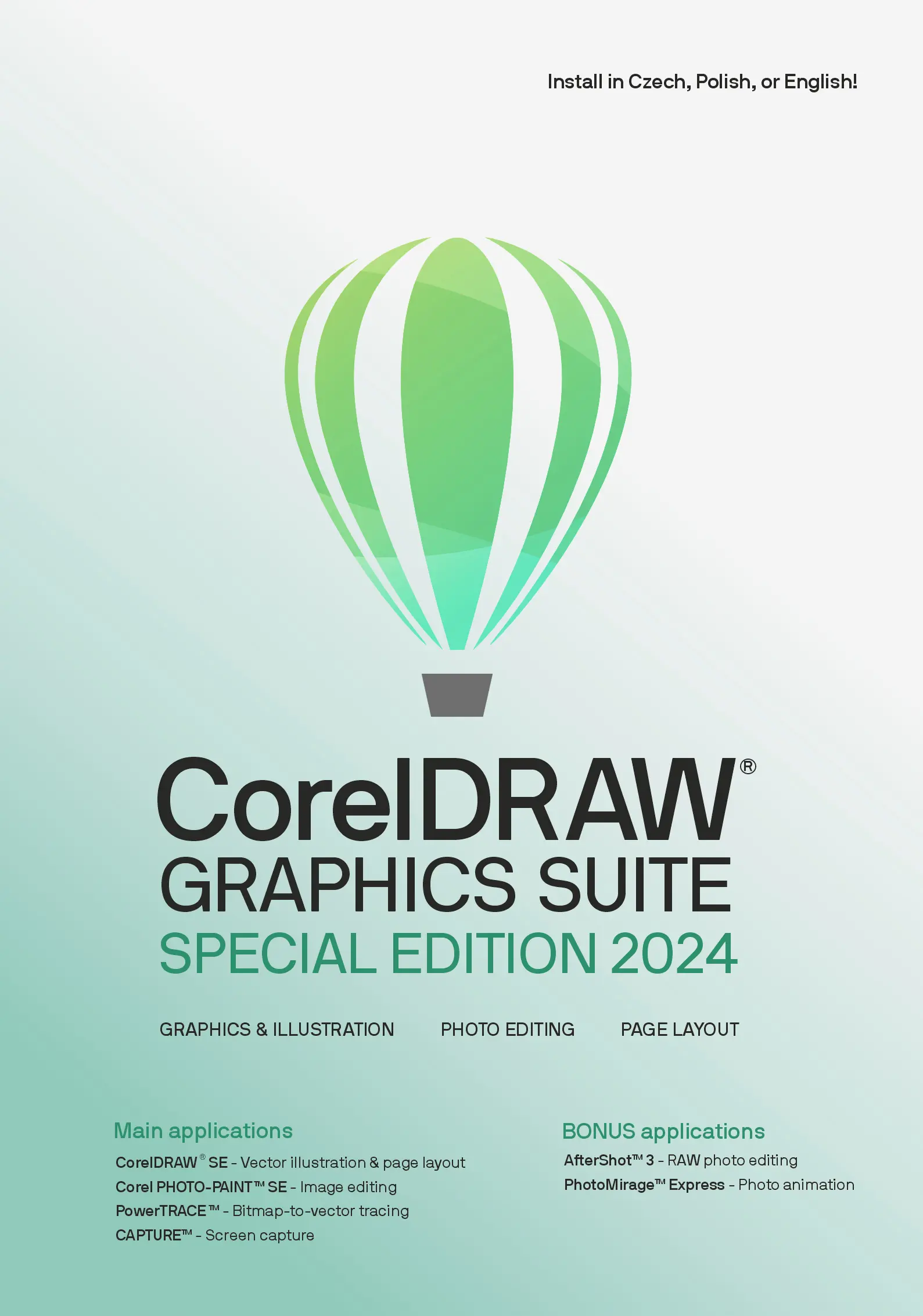 Program Corel CorelDRAW Graphics Suite Special Edition 2024 PL