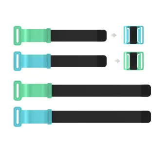 Uchwyt Dobe TNS-2126B 2 opaski na nadgarstki i nogi do JoyCon Nintendo Switch