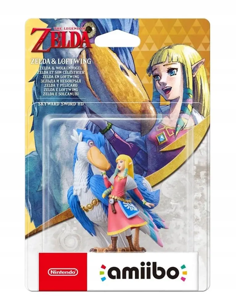 Figurka Nintendo Amiibo The Legend Of Zelda -  Zelda Skywardsword Zelda And Loftwing