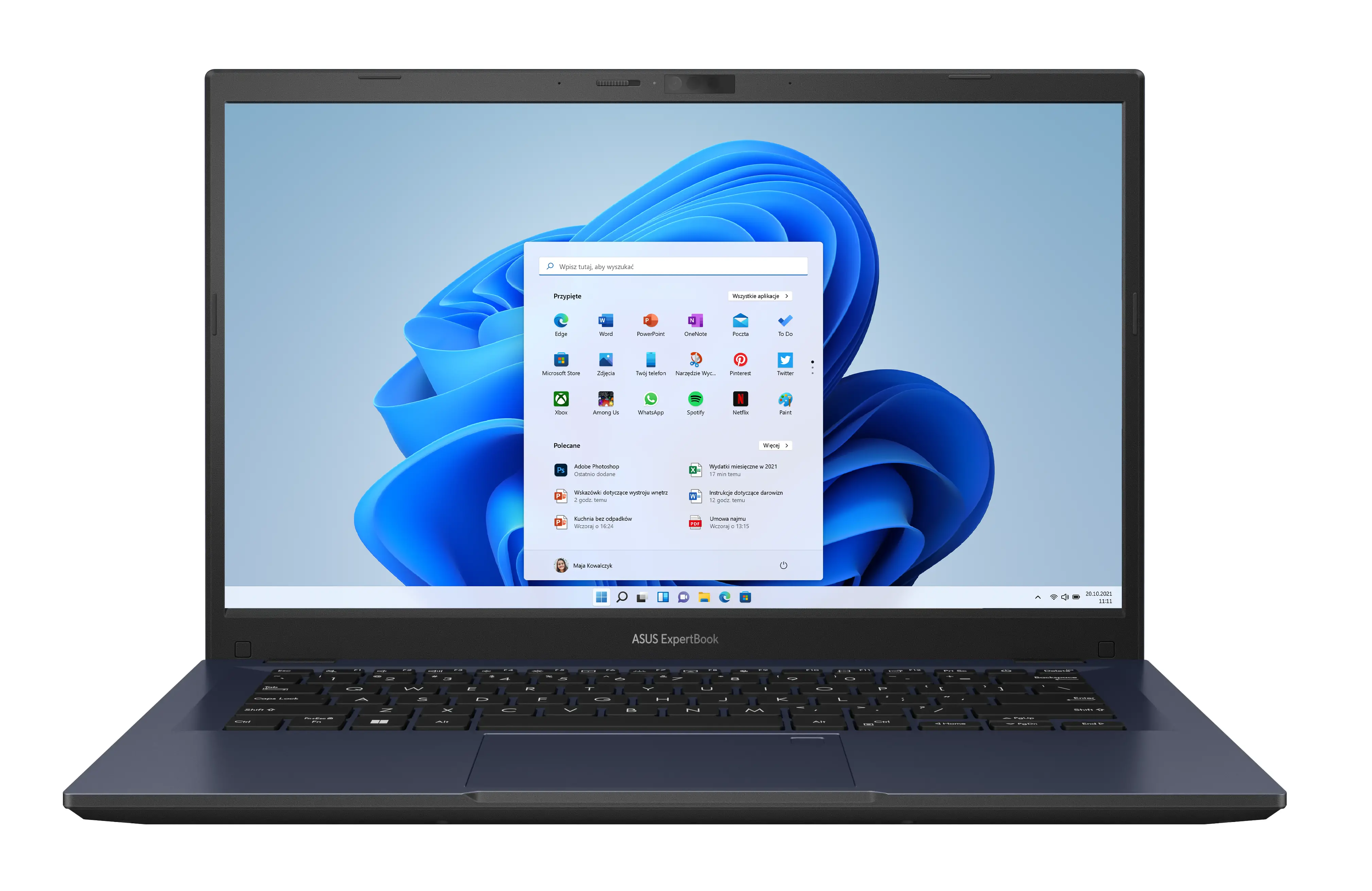 Laptop biznesowy ASUS ExpertBook B1 B1402CVA-EB1301X 14" i5-1335U 16GB RAM 512GB Dysk SSD Win11 Pro Czarny