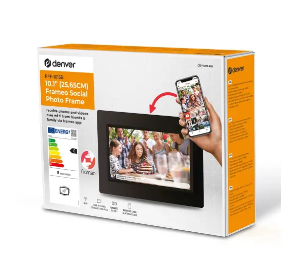 Denver Frameo 10,1" PFF-1015B Czarny - Kup na Raty - RRSO 0%