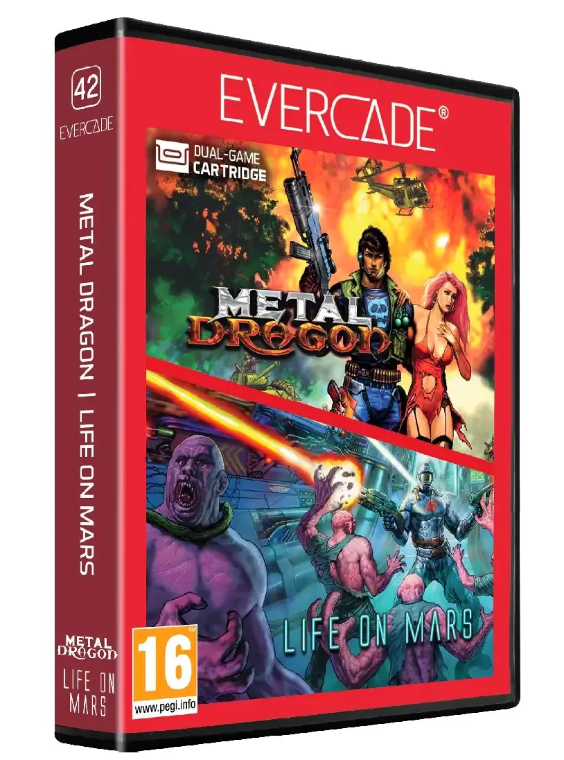 Gra Evercade Metal Dragon i Life on Mars