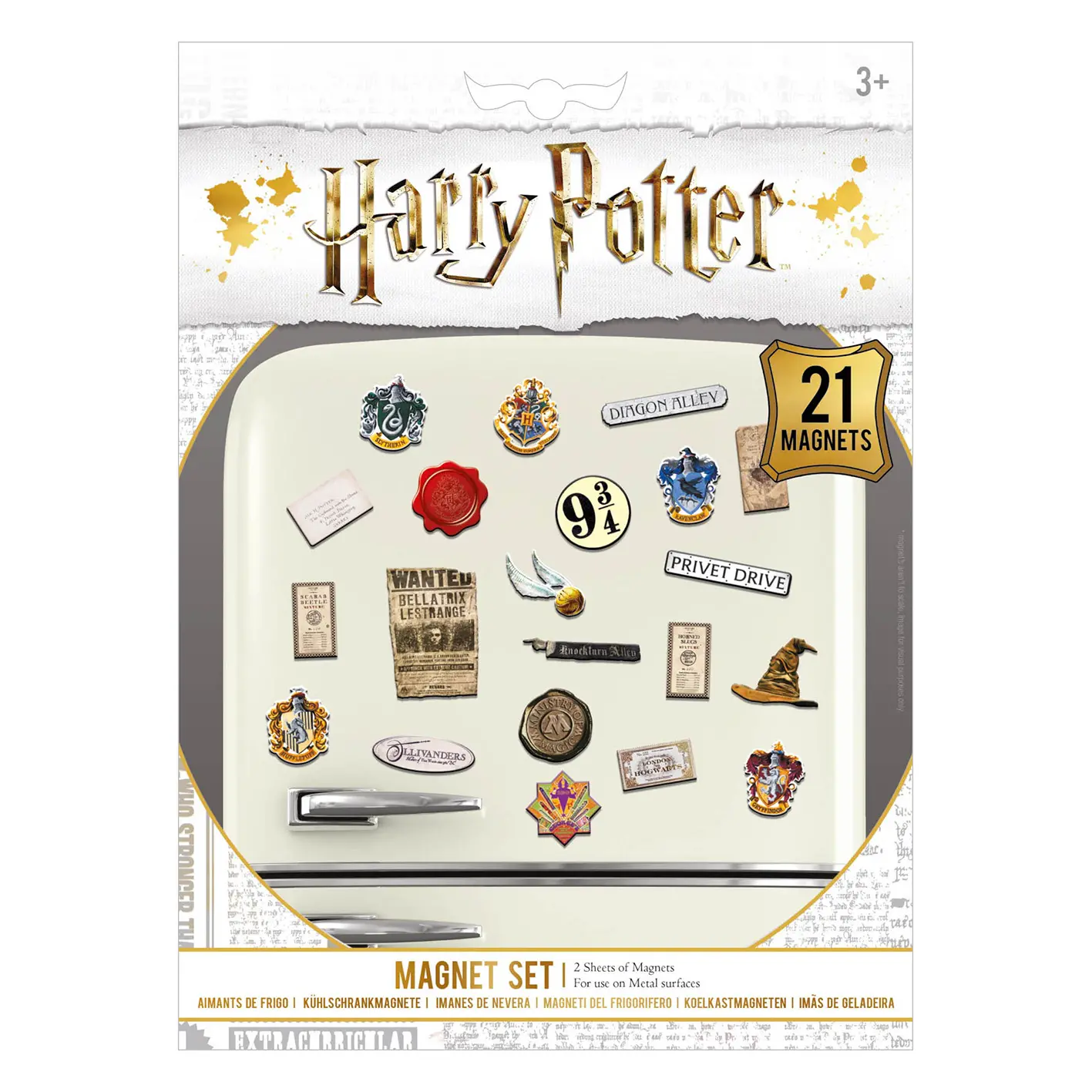 Zestaw Pyramid MS65083 Magnesów Harry Potter 21 sztuk