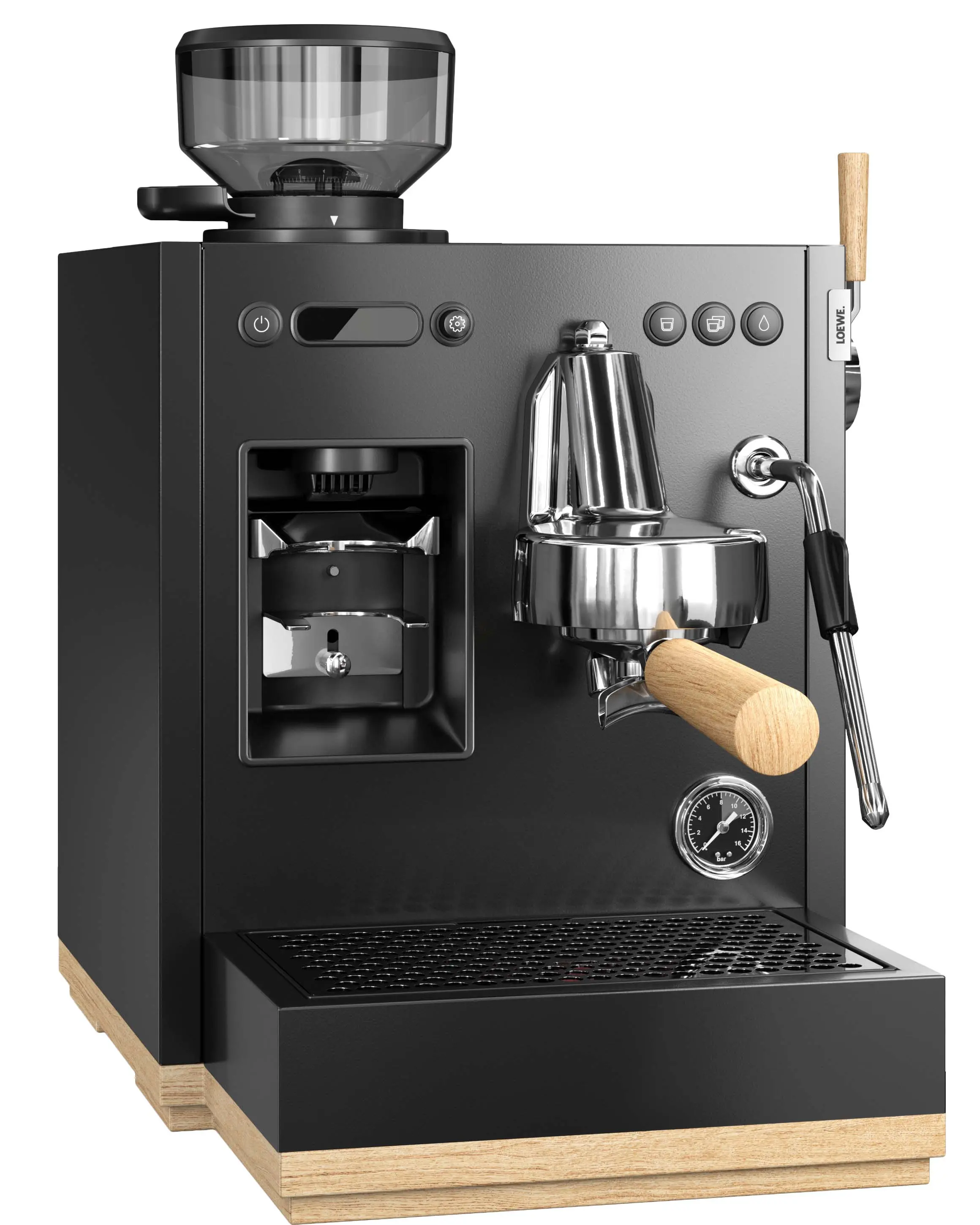 фото Ріжкова кавоварка еспресо Loewe aura.pure