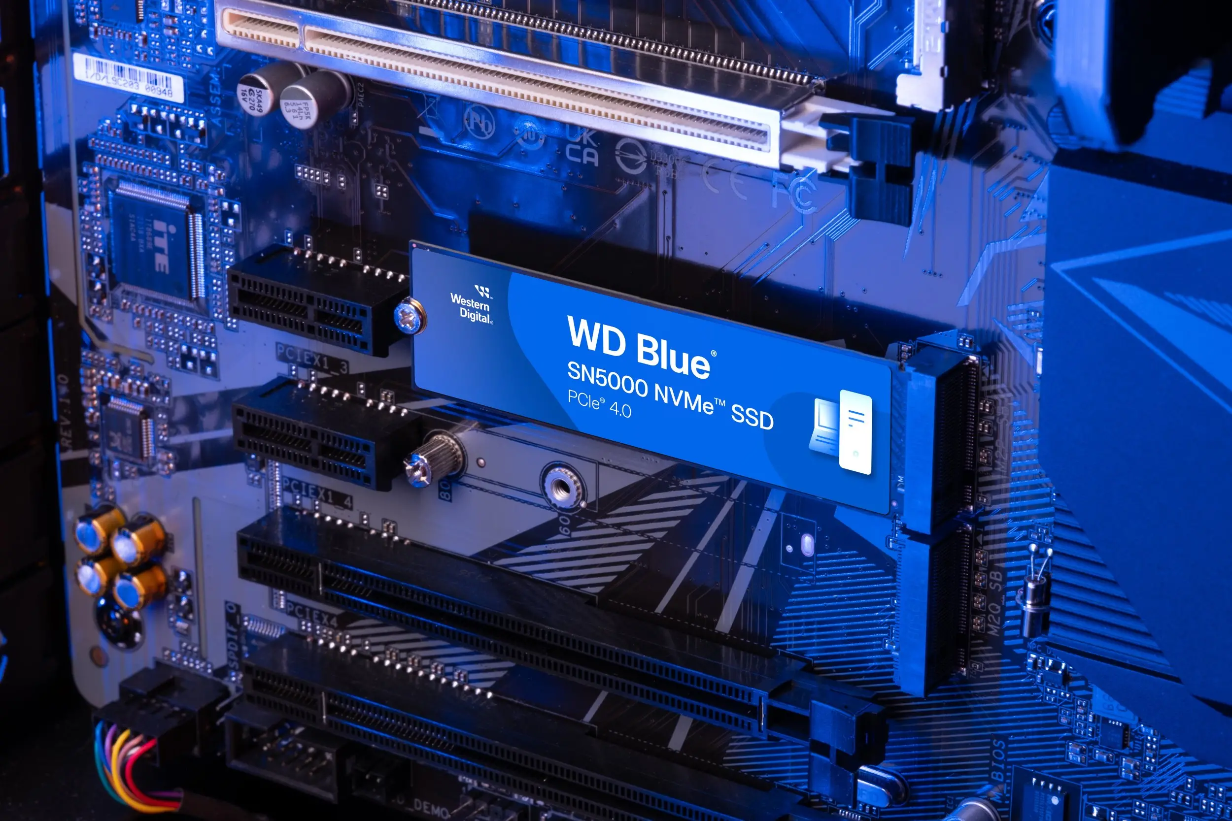 内蔵型SSD WD Blue SN5000 1TB NVMe SSD Dysk WD Blue SN5000 1TB PCIe Gen4 x4 - Opinie, Cena - RTV