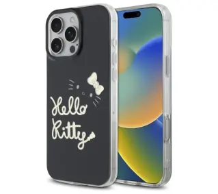 Hello Kitty IML Golden Diva MagSafe do iPhone 16 Pro Max Czarny