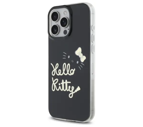 Hello Kitty IML Golden Diva MagSafe do iPhone 16 Pro Max Czarny