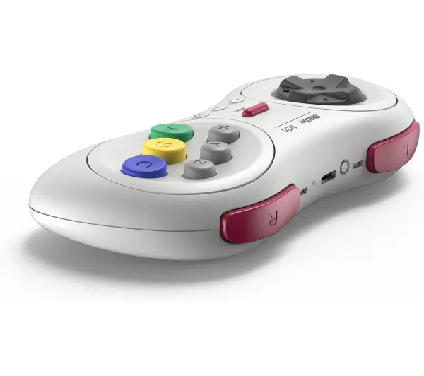 8BitDo M30 Bluetooth Wireless do PC, Nintendo Switch, Android Bezprzewodowy	Biały