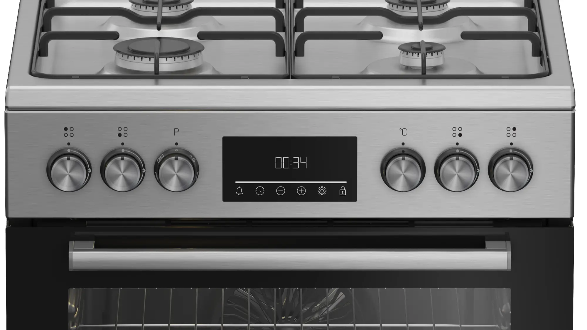 фото Комбінована плита Beko FBE6330GXDSN