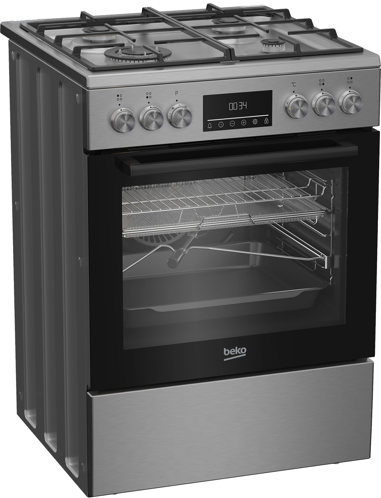 фото Комбінована плита Beko FBMA61330GXDT