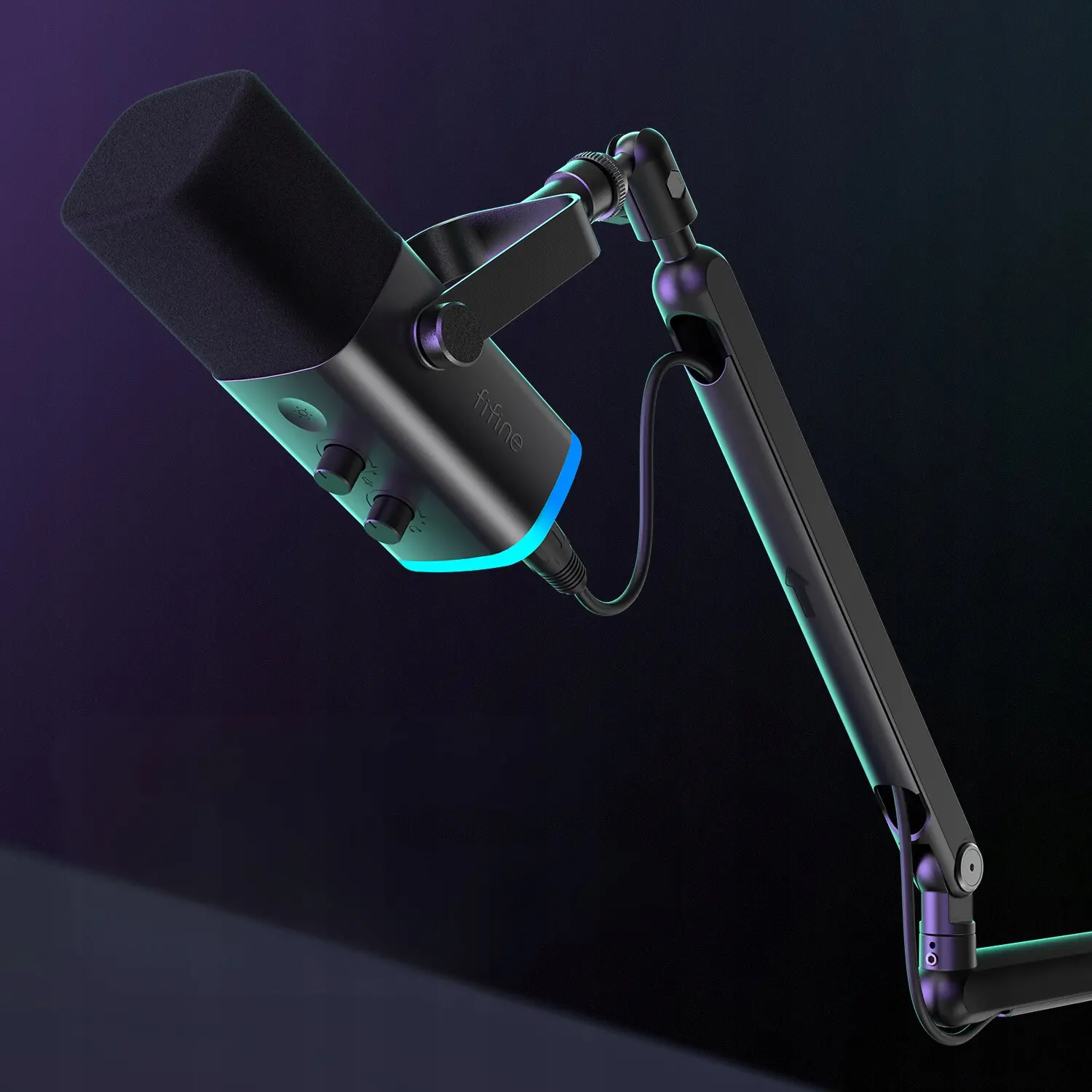 фото Мікрофон студійний/ для стрімінгу, подкастів Fifine TAM8