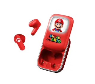 OTL Technologies Super Mario Slide TWS Dla Dzieci Douszne Czerwony - ⚡ EURO HIT CENOWY! ⚡