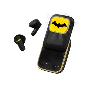 Słuchawki bezprzewodowe z mikrofonem OTL Technologies Batman Dark Knight Slide TWS Dla Dzieci Douszne Czarny