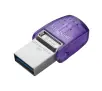 PenDrive Kingston DataTraveler microDuo 3C 64GB USB 3.2 Typ C / USB 3.2 Fioletowy