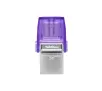 PenDrive Kingston DataTraveler microDuo 3C 128GB USB 3.2 Typ C / USB 3.2 Fioletowy