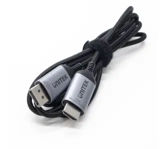 Kabel DisplayPort Unitek V1610A01 DisplayPort 1.4 - HDMI 2.1 8K 1,8m Czarny