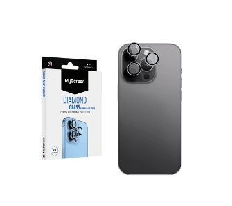Szkło hartowane MyScreen Protector Diamond do iPhone 16 Pro / Pro Max Czarny