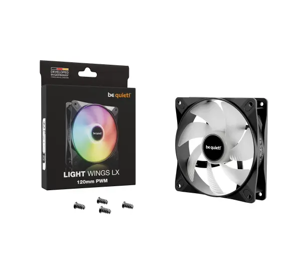 be quiet! Light Wings LX 120mm PWM Czarny