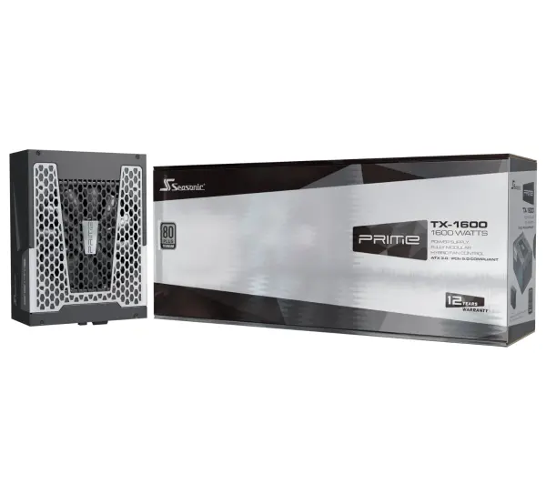 Seasonic Prime-TX-1600-ATX30 1600W 80+ Titanium Czarny - Kup na Raty - RRSO 0%