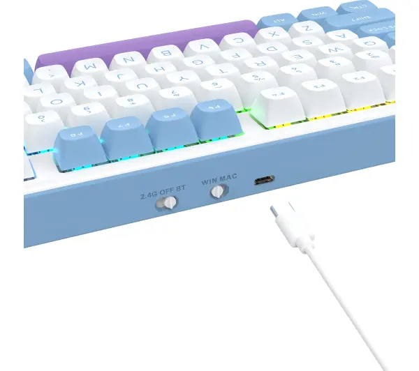 Redragon K707WBP-RGB-PRO StarBlade Biało-niebieski