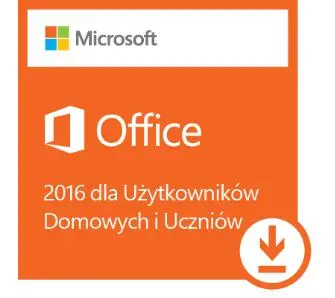 Program Microsoft Office 2016 dla Użytkowników Domowych i Uczniów Kod aktywacyjny