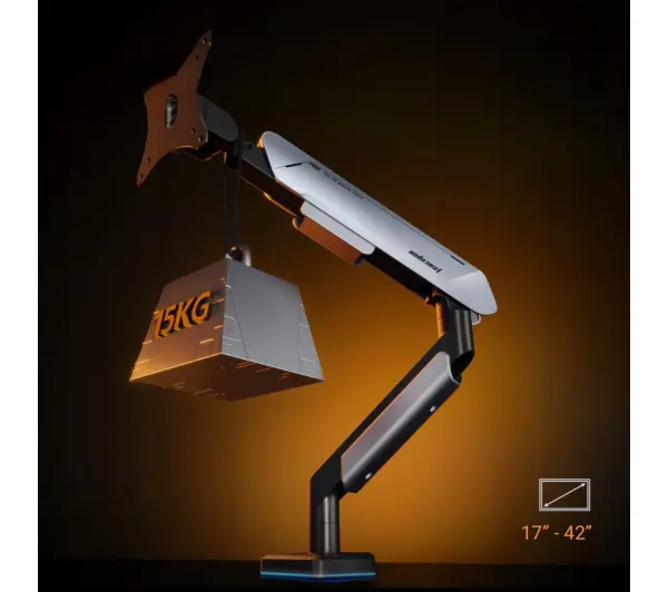 Anda Seat Stealth II PRO od 17" do 42" Max 15kg Biały - Kup na Raty - RRSO 0%