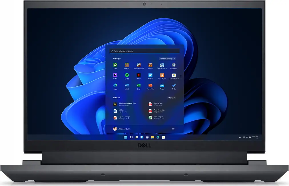 Laptop gamingowy Dell G15 5530-8224 15,6" 120Hz i5-13450HX 16GB RAM 512GB Dysk SSD RTX3050 Win11 Szary