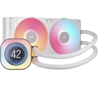 Corsair iCUE LINK Titan 240 RX LCD RGB Biały - Kup na Raty - RRSO 0%