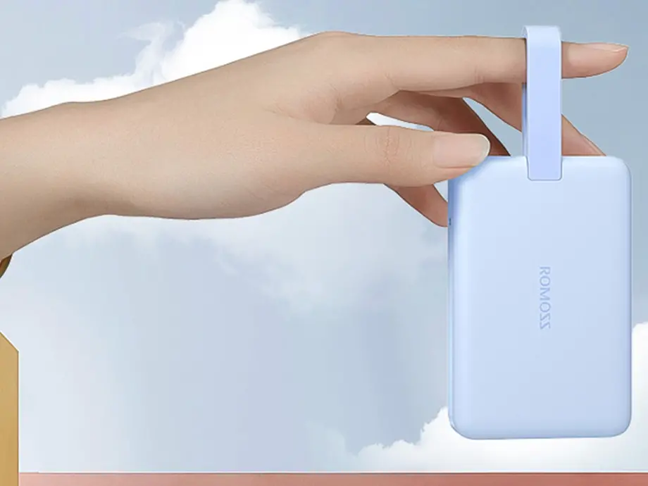 фото Зовнішній акумулятор (павербанк) Romoss WM010 10000mAh 20W Blue