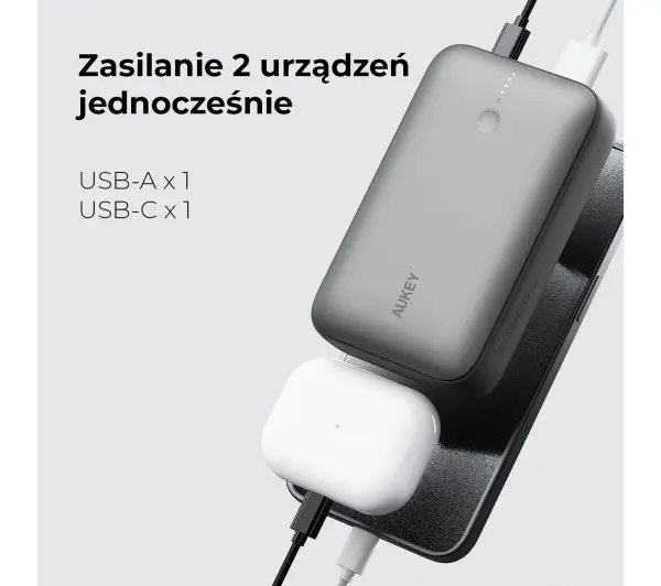 Aukey PB-Y57 20000mAh 22,5W Szary