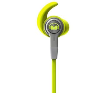 Słuchawki przewodowe Monster iSport Compete CTU Dokanałowe Mikrofon Zielony