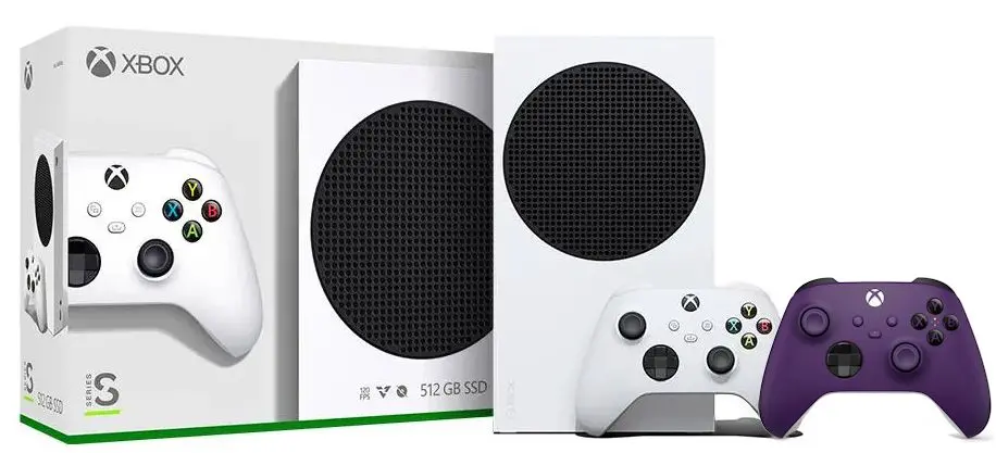 Konsola Xbox Series S 512GB + Dodatkowy Pad Purpurowy