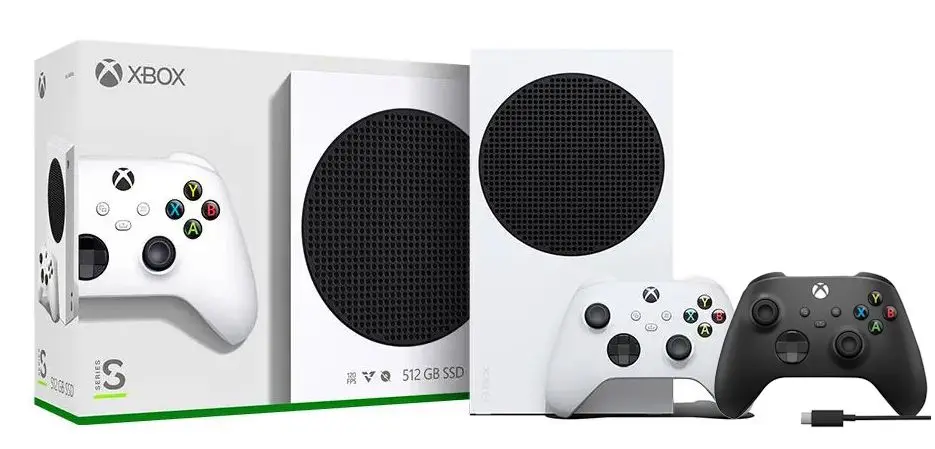 Xbox Series S 512GB + Dodatkowy Pad Czarny Kabel USB-C