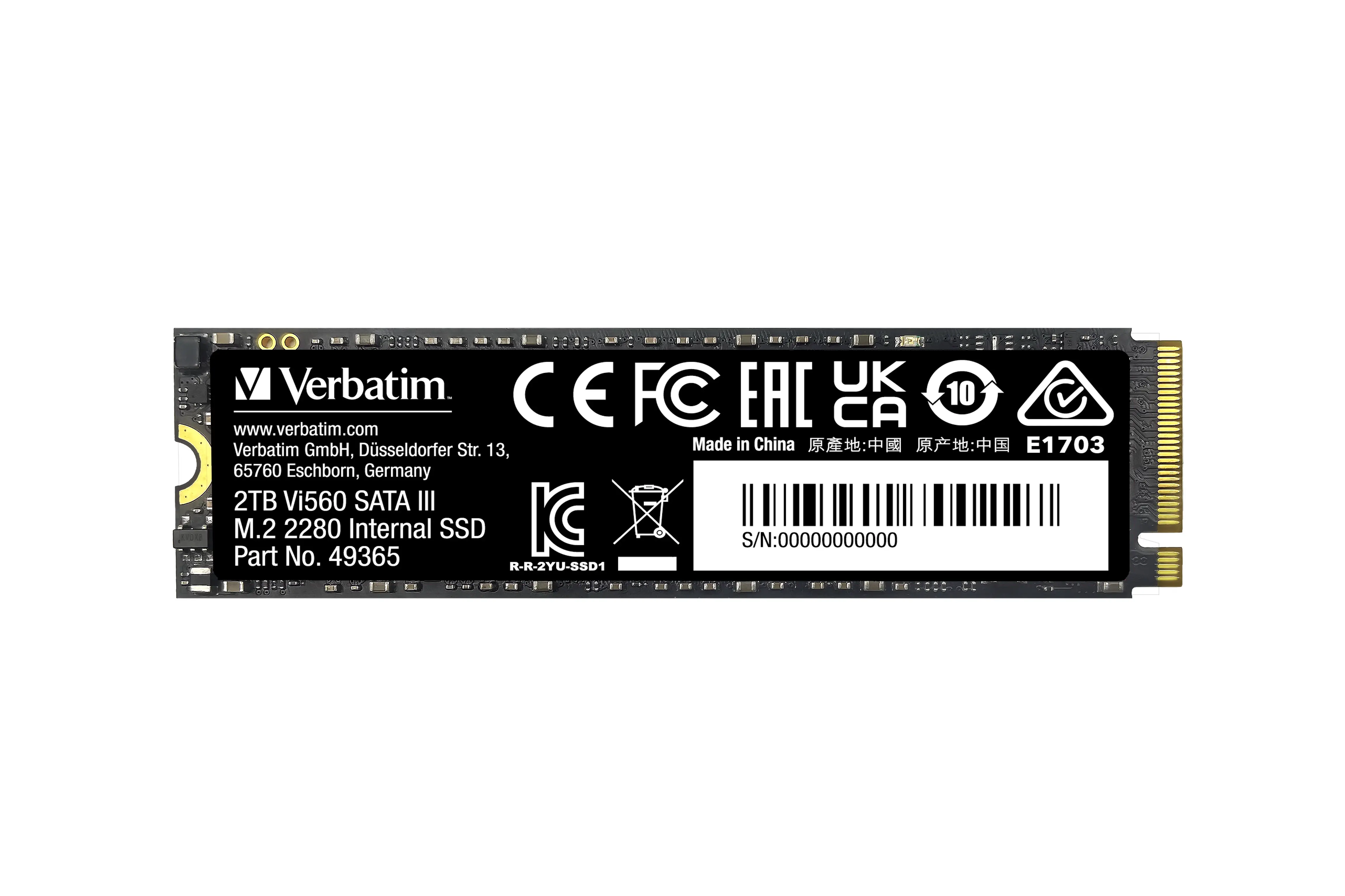 Dysk SSD Verbatim Vi560 S3 2TB M.2 SATA