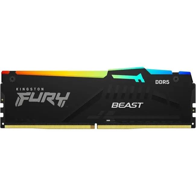 Pamięć RAM Kingston FURY Beast RGB DDR5 32GB 5600 CL36 EXPO Czarny