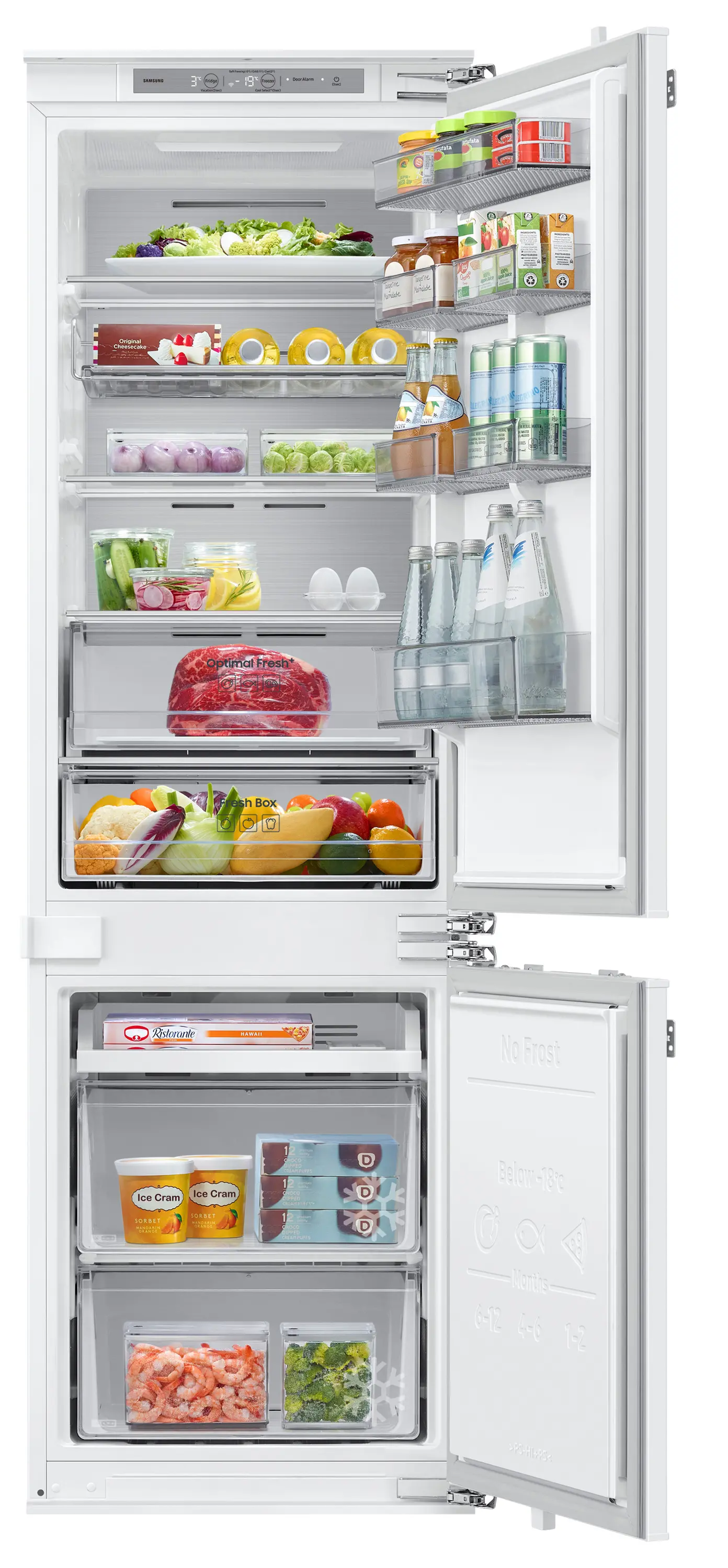 Lodówka Samsung BRB80F26ACF0EO Pełny No Frost 177,5cm Komora świeżości Zdalne sterowanie