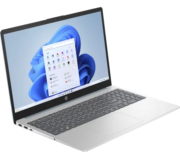 HP 15-fc0029nw 15,6" AMD Ryzen 5 7520U 16GB RAM 512GB Dysk SSD Win11 Srebrny - ⚡ EURO HIT CENOWY! ⚡ - Kup na Raty - RRSO 0%