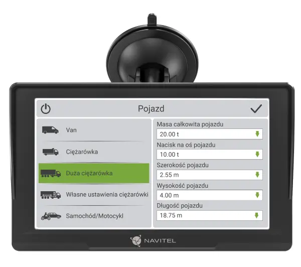 Navitel E777 Truck 7" mapa Europy - Kup na Raty - RRSO 0%