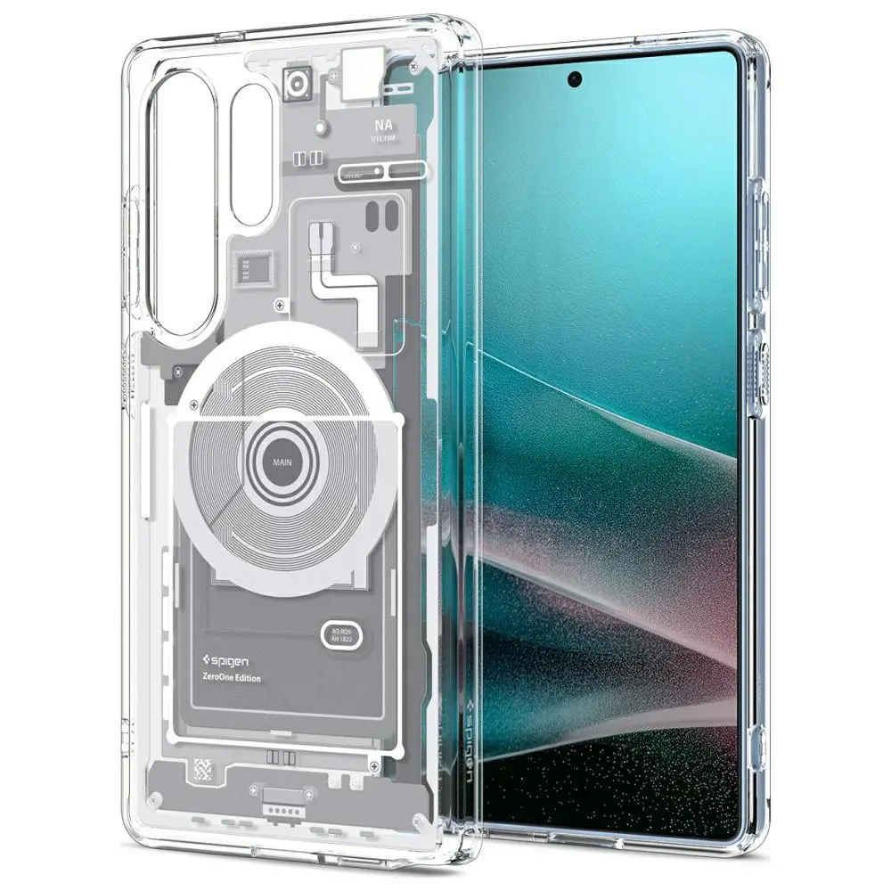 Etui Spigen Ultra Hybrid Mag MagSafe do Galaxy S25 Ultra Biały