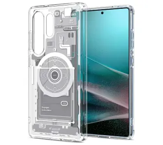 Etui Spigen Ultra Hybrid Mag MagSafe do Galaxy S25 Ultra Biały