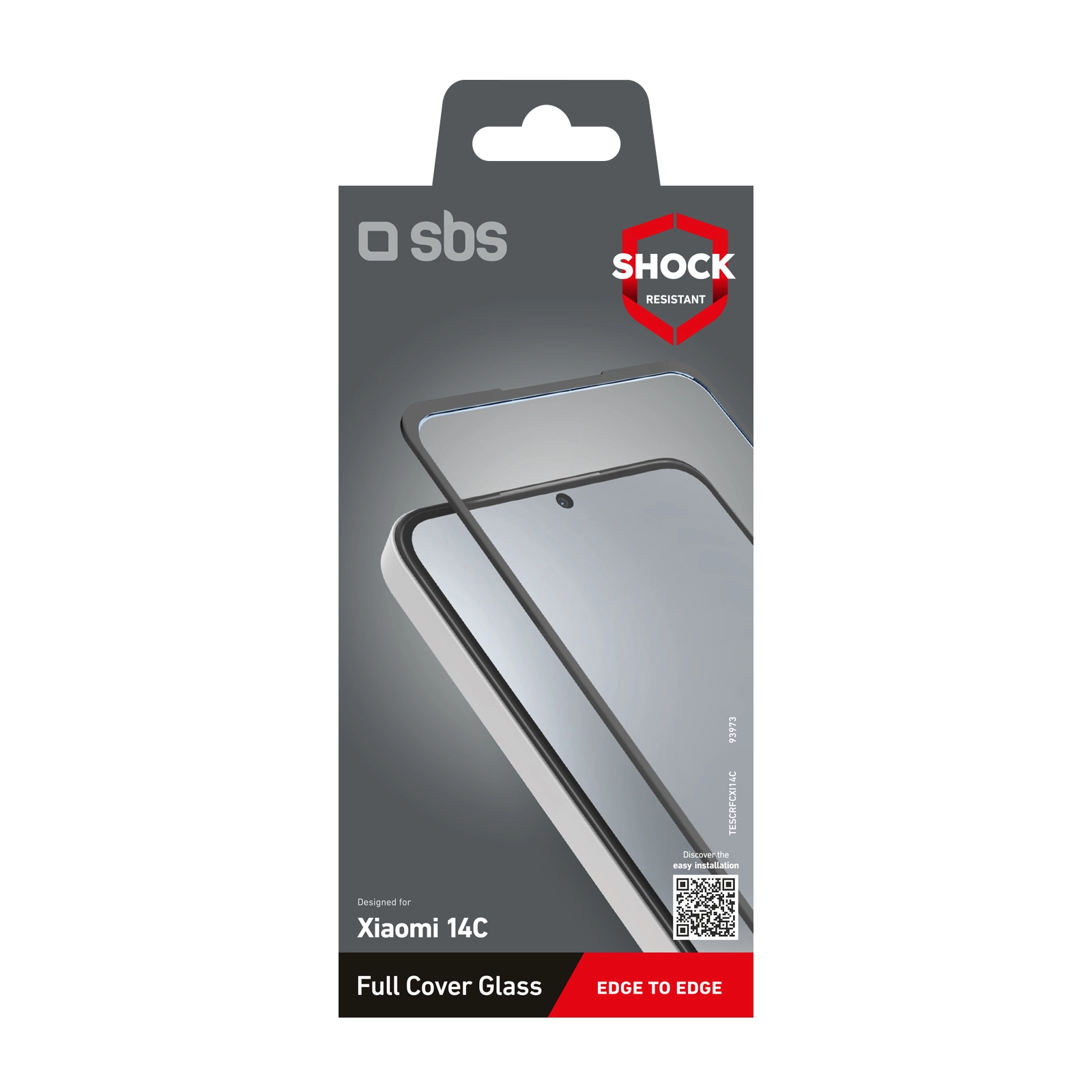 Szkło hartowane SBS Full Cover Glass Screen do Xiaomi Redmi 14C
