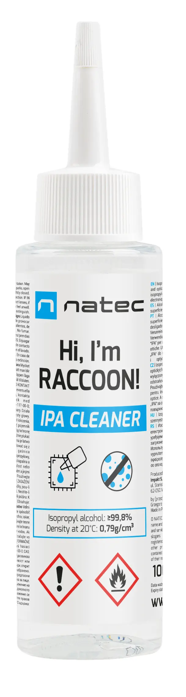 Alkohol izopropylowy Natec Raccoon IPA Cleaner 100ml