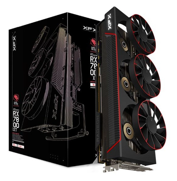 Karta graficzna XFX Quicksilver Radeon RX 7800 XT Magnetic Air Gaming 16GB GDDR6 256bit FSR