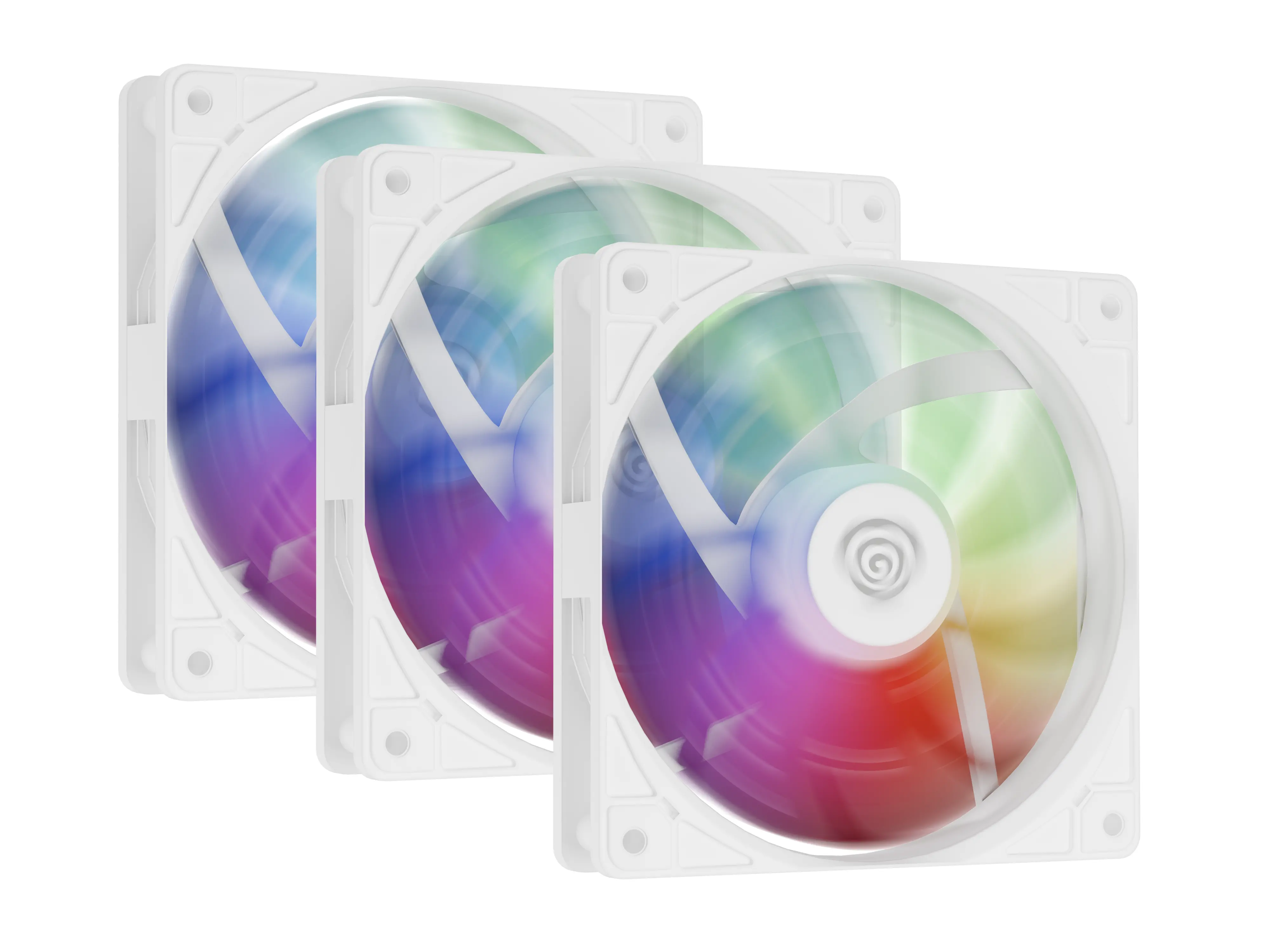 Zestaw wentylatorów Genesis Oxal ARGB 120mm 3szt. Biały