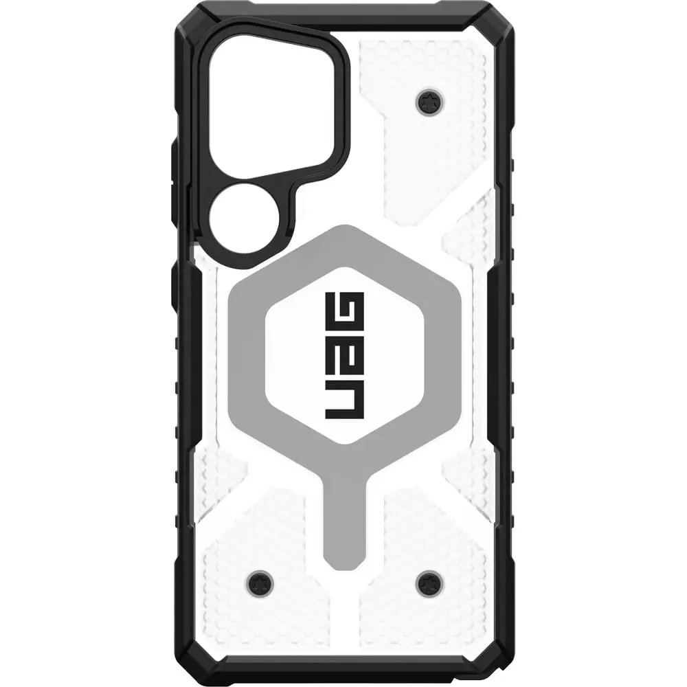 Etui UAG Pathfinder Clear Case do Galaxy S25 Ultra Srebrny