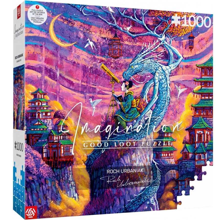 Puzzle Good Loot Roch Urbaniak Sakura i Ryu / Sakura & Ryu Imagination Puzzle 1000 elementów