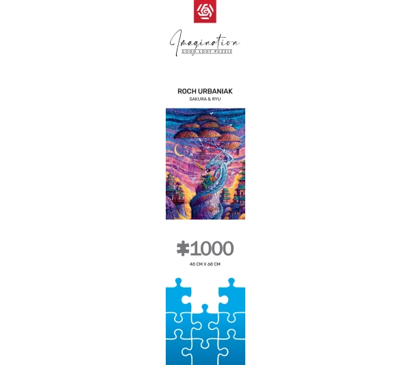 Good Loot Roch Urbaniak Sakura i Ryu / Sakura & Ryu Imagination Puzzle 1000 elementów