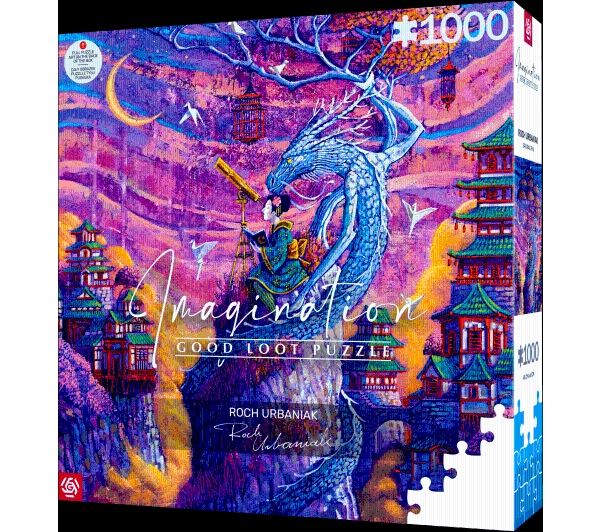 Good Loot Roch Urbaniak Sakura i Ryu / Sakura & Ryu Imagination Puzzle 1000 elementów